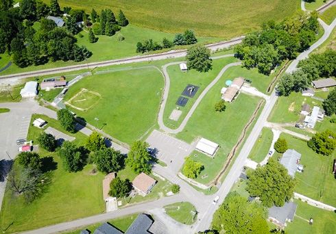 Aerial View of Baskett Recreation Park