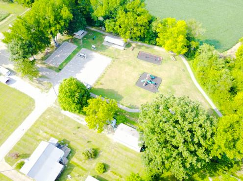 Aerial View of the Charles Alexander Park