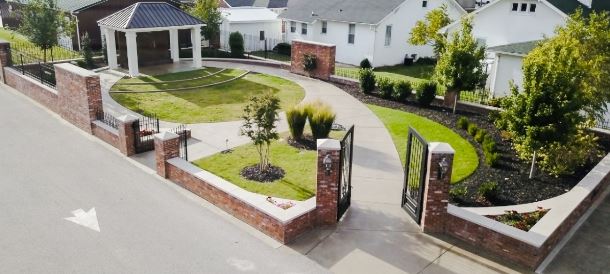 Women's Honor Court Landscaped Entrance