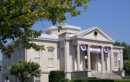 Library Building Entrance